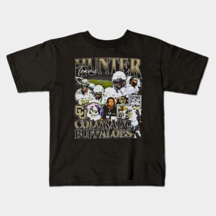 Travis Hunter College Vintage Bootleg Kids T-Shirt